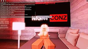 Blonde In Roblox Porn Sucking And Riding Big Black Cock