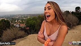 Mackenzie Mace Flashes In Public Before Rough Sex