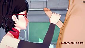 Hey Bakugou Katsuki, how’s Sarada Uzumaki at school sex?
