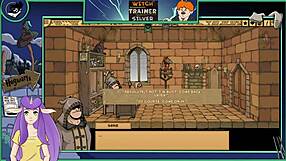 witch trainer silver part 3 in anime style