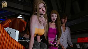 Eternum 210 z velikimi joškami v sladkem outfitu