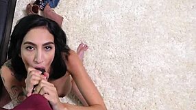 Petite Girl's Tight Pussy Creampied By Gargantuan Black Cock