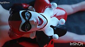 Harley Quinn Bent Over In 3D Cartoon Doggystyle Compilation