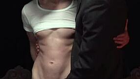 Big cock teen gets asshole played with and fucked bareback closeup.