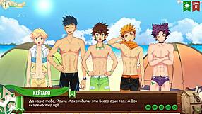 Game friends camp episode 17 - scout badges russian voice acting