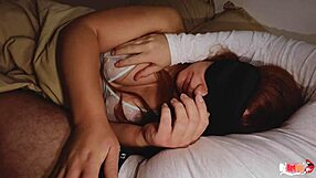 Sharing a bed with my stepmom and cumming on her big ass