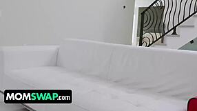 hot stepmoms surprise their virgin horny stepsons with sensual tantric sex - momswap