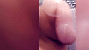 Chubby latina dances in soapy public shower at gym