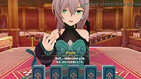 Qingque licks and fucks jing yuan to orgasm in hentai