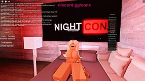 Blonde In Roblox Porn Sucking And Riding Big Black Cock