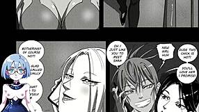 Girls night out turns into futanari fun in anime hentai