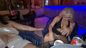 Mattos Couple Fucks Outdoor At Club, Creampie In Front Of Everyone!