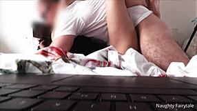 Cheating wife enjoys her big ass fucked by the neighbor