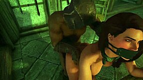 Skyrim's dark desires feature Adrianne in rough bondage and anal sex. 😈