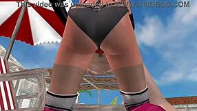 Cute Lesbian Girl Fucks Another From Behind In 3D Animation 😍