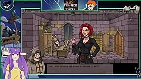 witch trainer silver part 3 in anime style