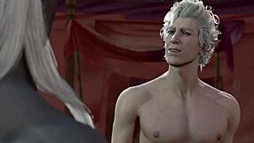 Naked Astarion gay sex in Baldur's Gate 3