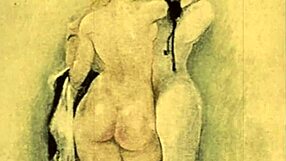 Hot erotic artwork from the past with interracial and anime themes