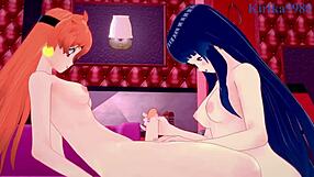 Sylphiel, Nels Lahda, And Lina Inverse In Intense Futanari Sex! Slayers Hentai!