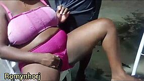 Married woman licks ass and gets anal cum in public gay prostitute session