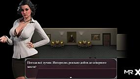 Lust epidemic caresses legs in anime hentai twist