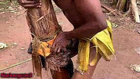 Watch this mature woman FUCK with a huge cucumber!