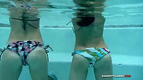 Booty shaking underwater in hd