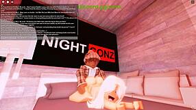 Blonde In Roblox Porn Sucking And Riding Big Black Cock