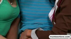 Veronica Avluv and Jenna Ross in old-young threesome