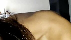 Petite Amateur Bent Over for Pussy Fucking