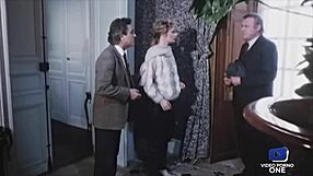 Marianne et Dominique, Sexy Women Pleasing the Butler in a Wild Retro Threesome