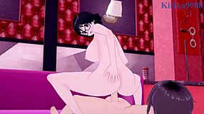 Neferpitou and Shizuku Intense Sex Scene