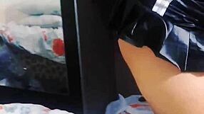 asian teen falls online, shows pussy to pervert for massage