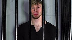 Hot young jock Jesse Stone dominated in BDSM dungeon