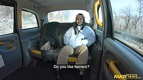 Yo, fake taxi driver films sexy student in her own rough sex tape!