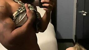 Katrina’s thick body gets to experience a big black cock in her mouth