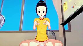 Hot milf Chi-Chi rewards good student with milk action! 😍