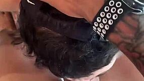 Gay blowjob and handjob action in the kitchen