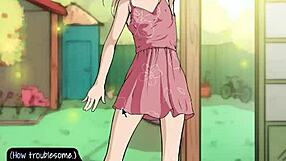 Hot and steamy anime sex game with a great ending