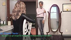 Watch wife and stepmother in homemade 3d action!