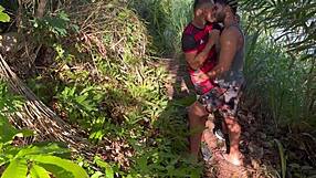 I took my hot gay friend to the trail for big cock hardcore