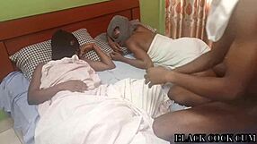 Fucked Best Friend On Birthday Night Threesome With Dark Skinny Pussies