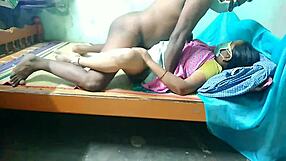 indian aunty banging young guy hard in hidden room