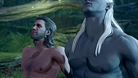 Baldur's Gate 3 Naked Gale Romance Gay Sex Scene