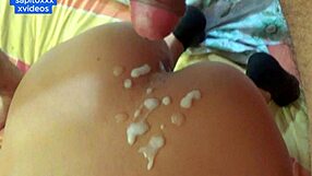 fucking this hot mexican girl doggystyle, she screams during orgasm.