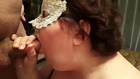 Hot Amateur BBW Gives Excellent Head With Oral Creampie!