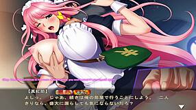 Virgin Maid Momo Plays Game With Big Tits