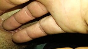 Hey, I'm licking my wife's sweet little pussy right now