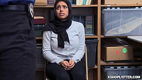 10 Out Of 10 Shoplyfter Muslim Ella Knox With Her Massive Tits And Hairy Pussy Is Damn Hot