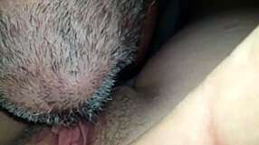 Hey, I'm licking my wife's sweet little pussy right now